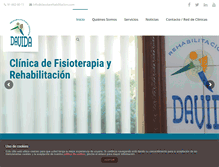 Tablet Screenshot of davidarehabilitacion.com
